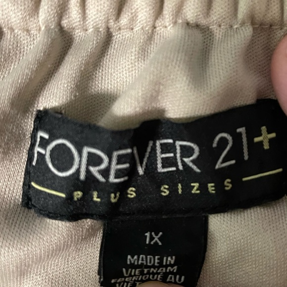 Forever 21 Women’s Plus Floral Strapless High-Low Dress Size 1XL - Picture 7 of 7